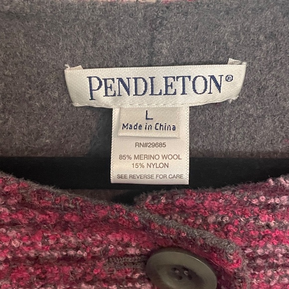 NWT PENDELTON WOMEN'S MERINO WOOL FRONT BUTTON BLAZER JACKET $278 - Picture 3 of 5